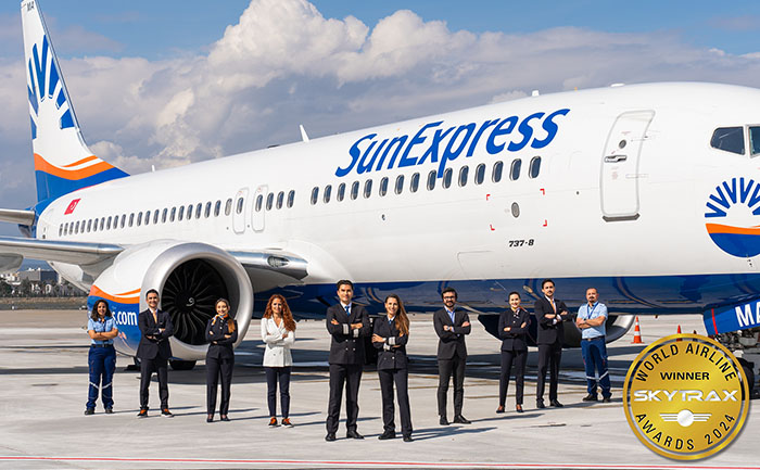 SunExpress named ‘Best Leisure Airline in Europe’ again  