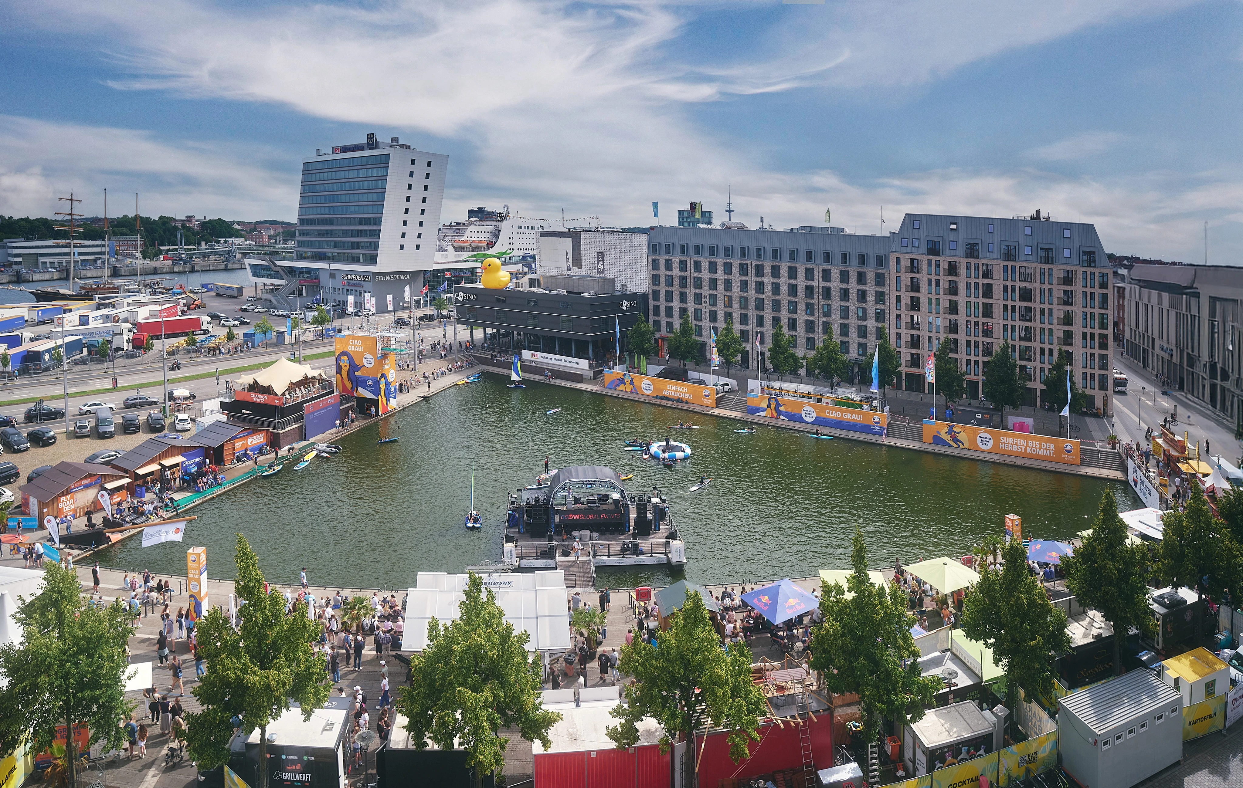 Wasserspaß für alle: SunExpress Ocean Funpark sorgt für Action auf der Kieler Woche 