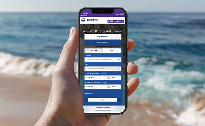 SunExpress bietet ab sofort Buchungsmöglichkeit für Flughafenhotels und Transfers